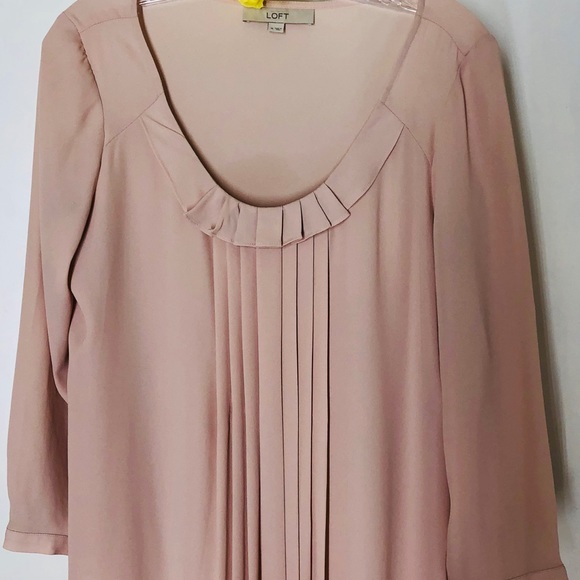 LOFT Ann Taylor long sleeve pink women’s shirt - Picture 8 of 8